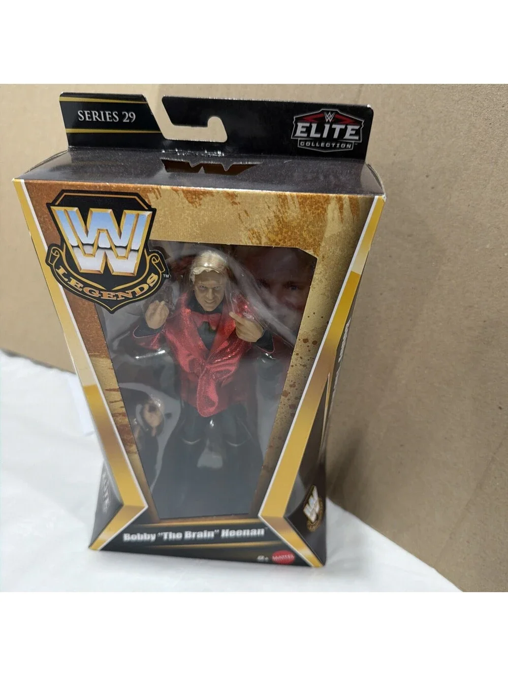 WWE Mattel Elite Legends 29 Bobby The Brain Heenan Wrestling Action Figure New